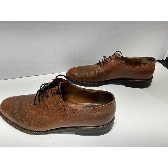 Salvatore Ferragamo Dress Shoes Men\'s Size 13 B Brown Leather Oxfords main image 14